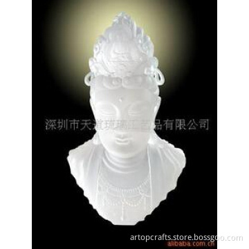 Colored Glaze Guanyin Buddha